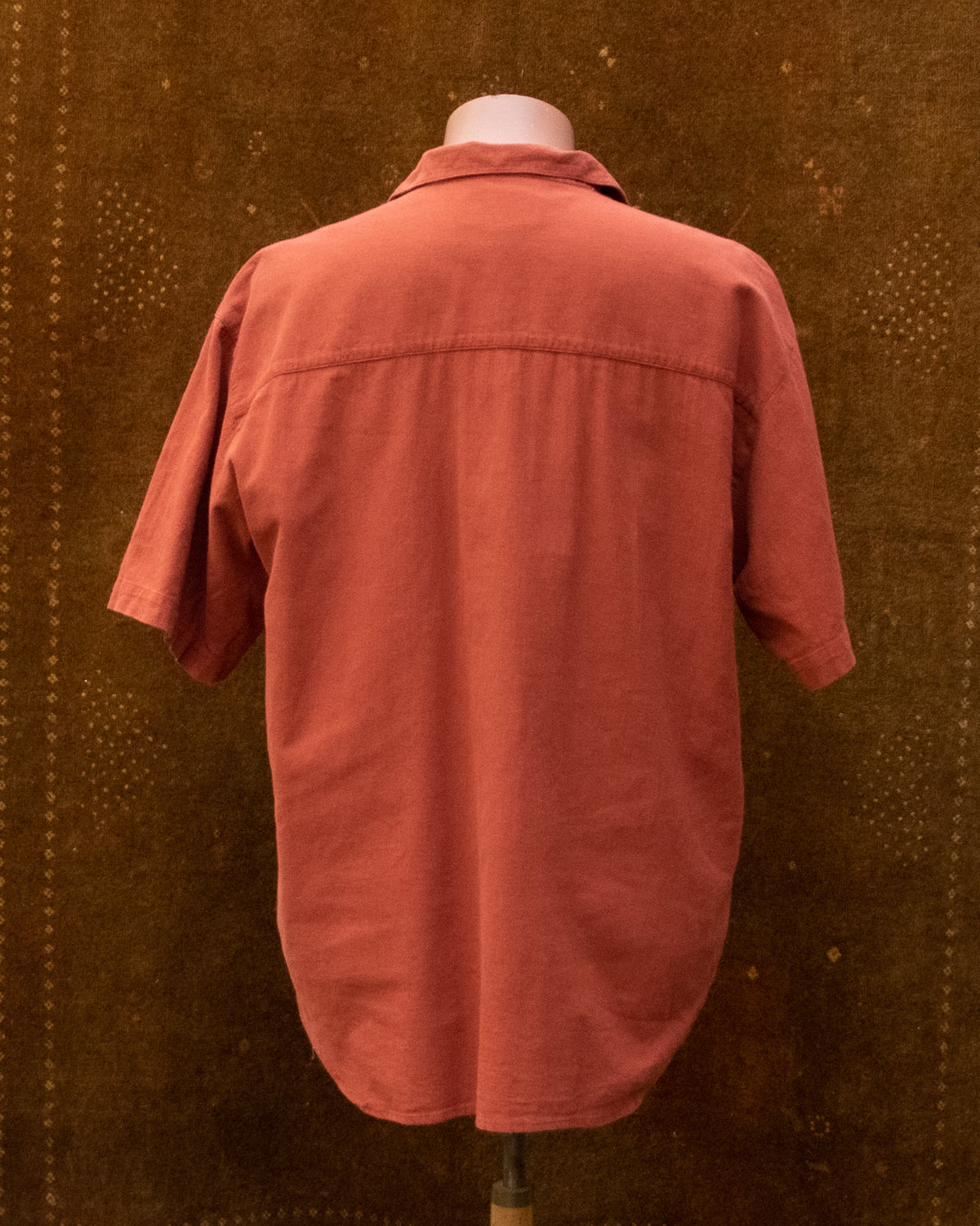 Retro Prototypes Burnt Red Cotton Shirt
