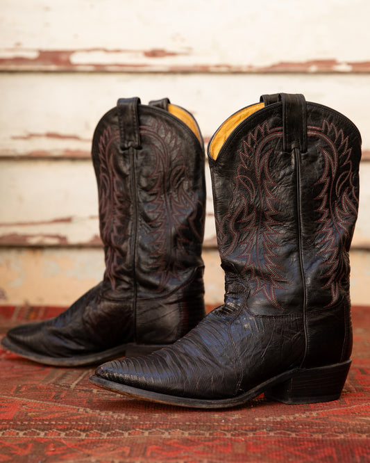 Vintage Tony Lama Teju Lizard Cowboy Boots (M)10D