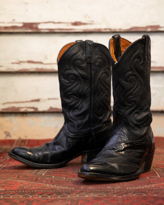 Finn's Exotic Eel Cowboy Boots (M)11E